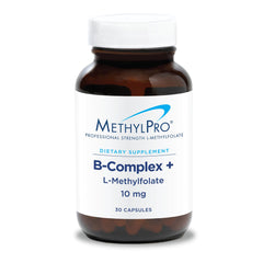 MethylPro B-Complex capsule with L-Methylfolate for balanced daily energy.