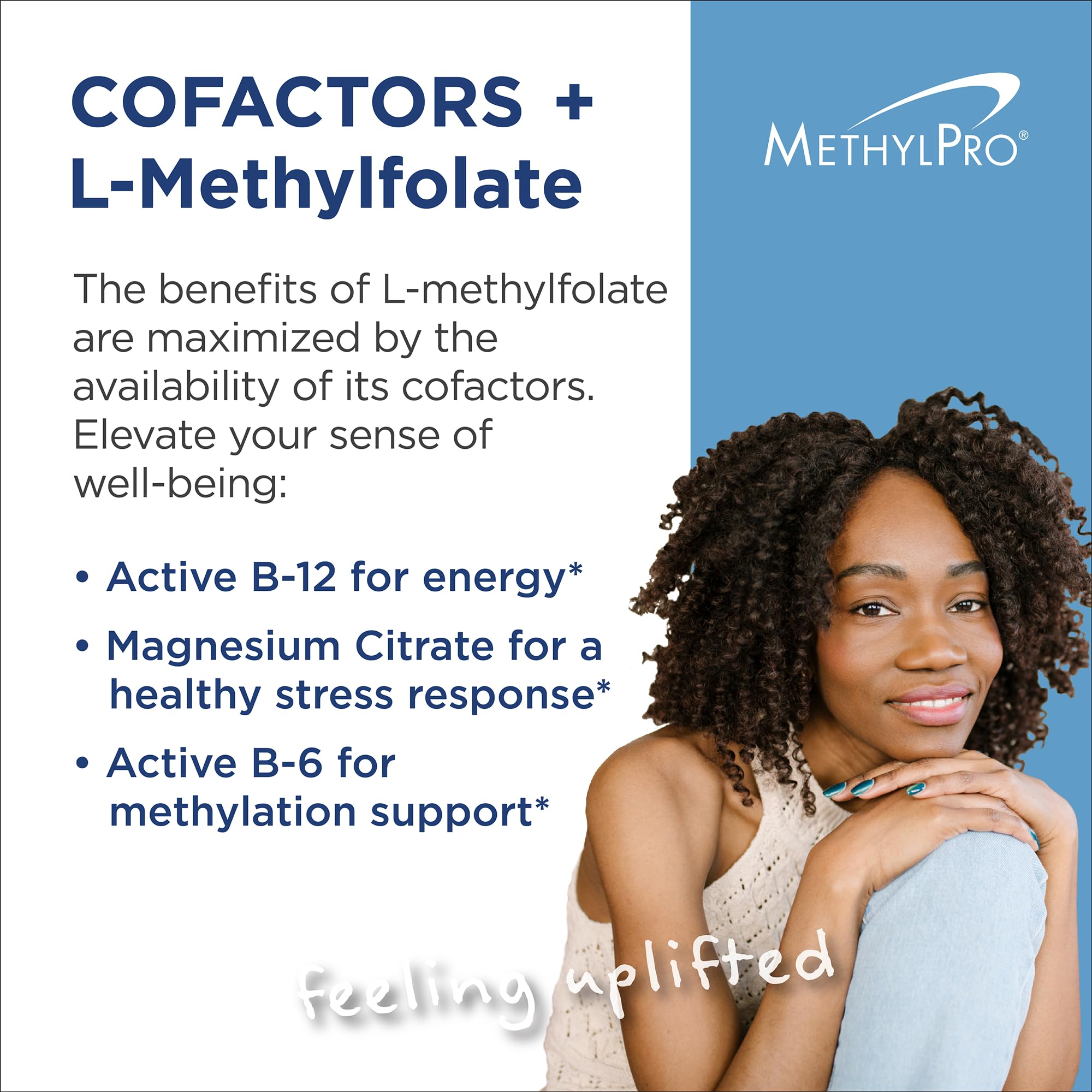 MethylPro product page banner emphasizing brain health support