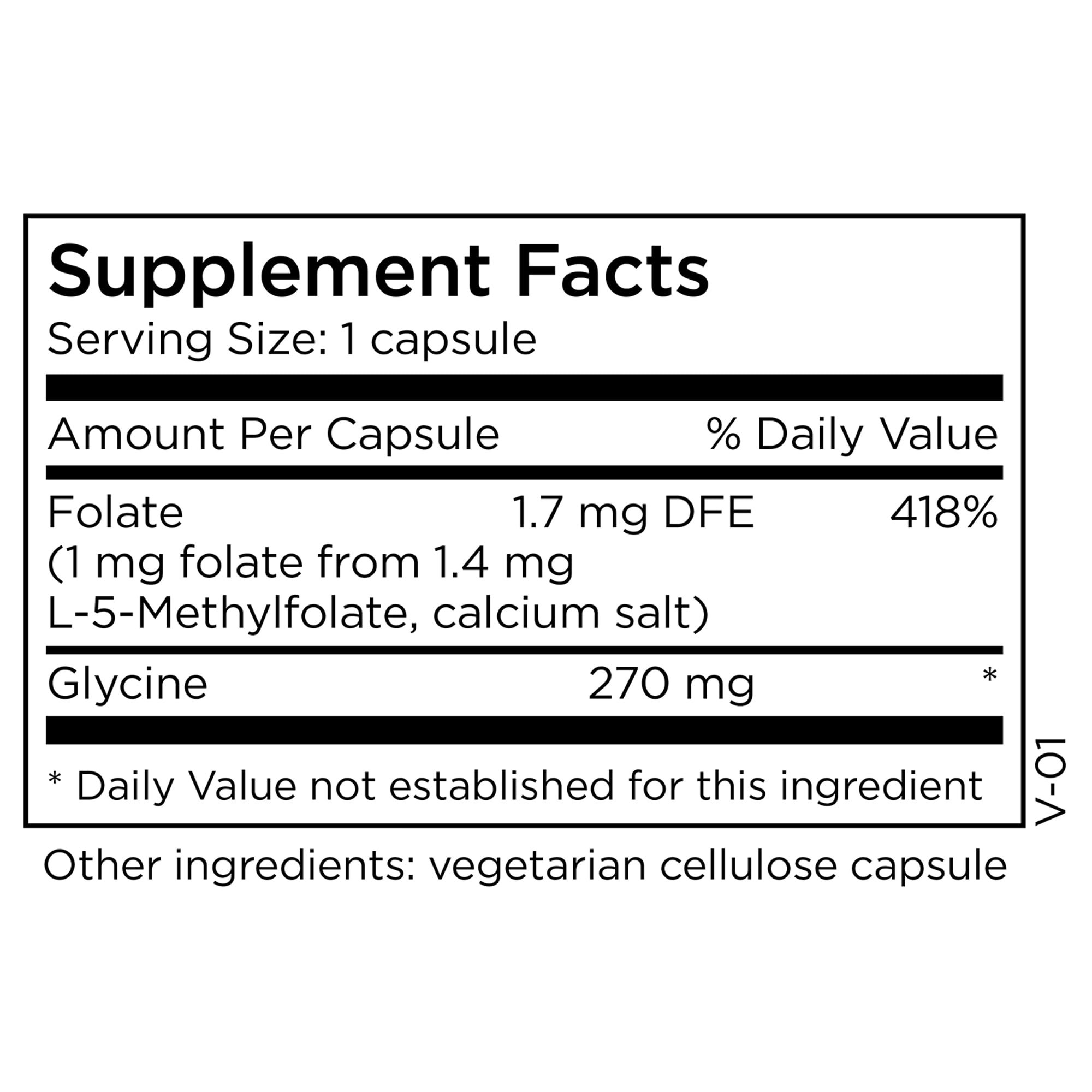 Close-up of MethylPro capsules showing small, easy-to-swallow form