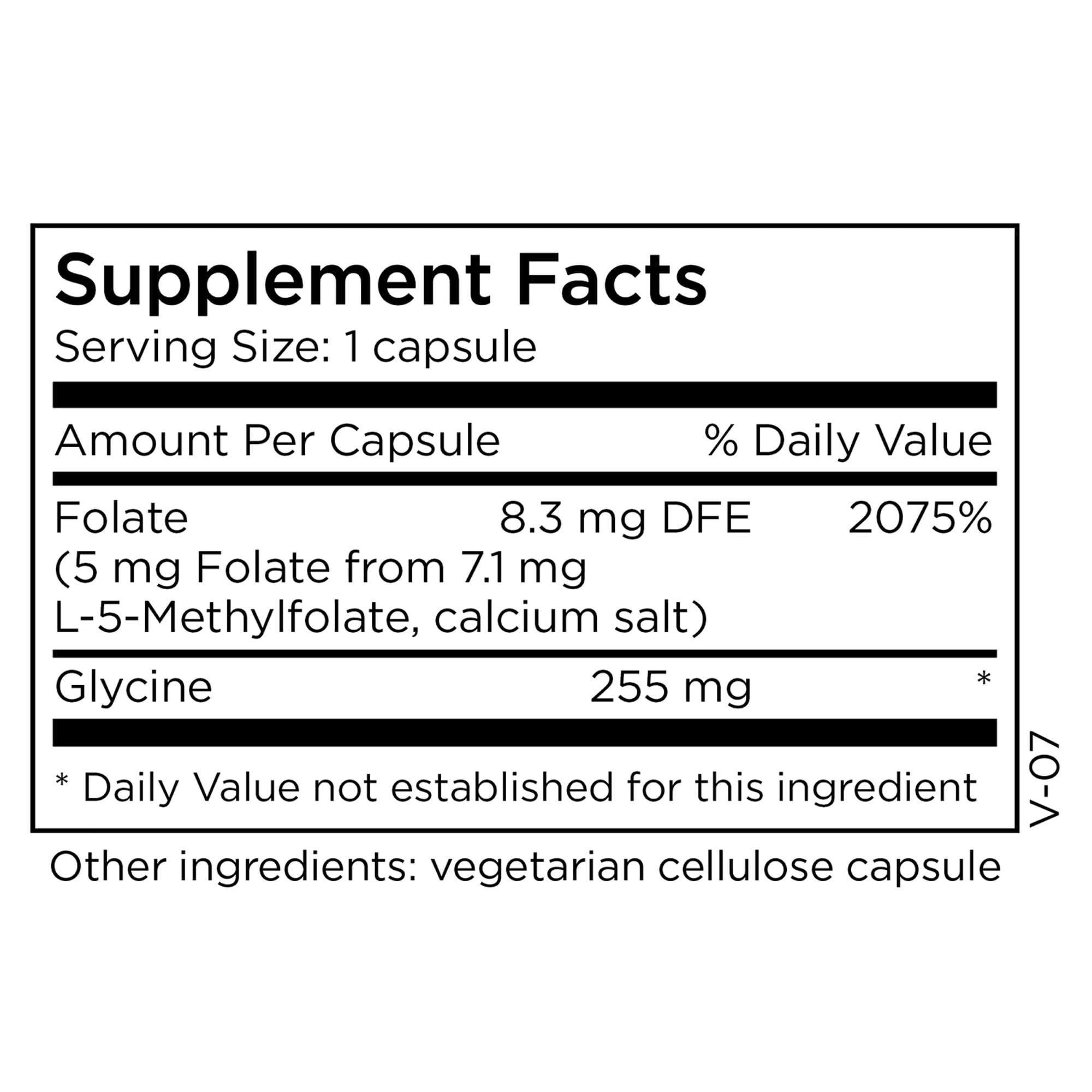MethylPro L-Methylfolate 5 mg capsules close-up highlighting quality and potency