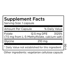 MethylPro L-Methylfolate capsules for everyday methylation and focus