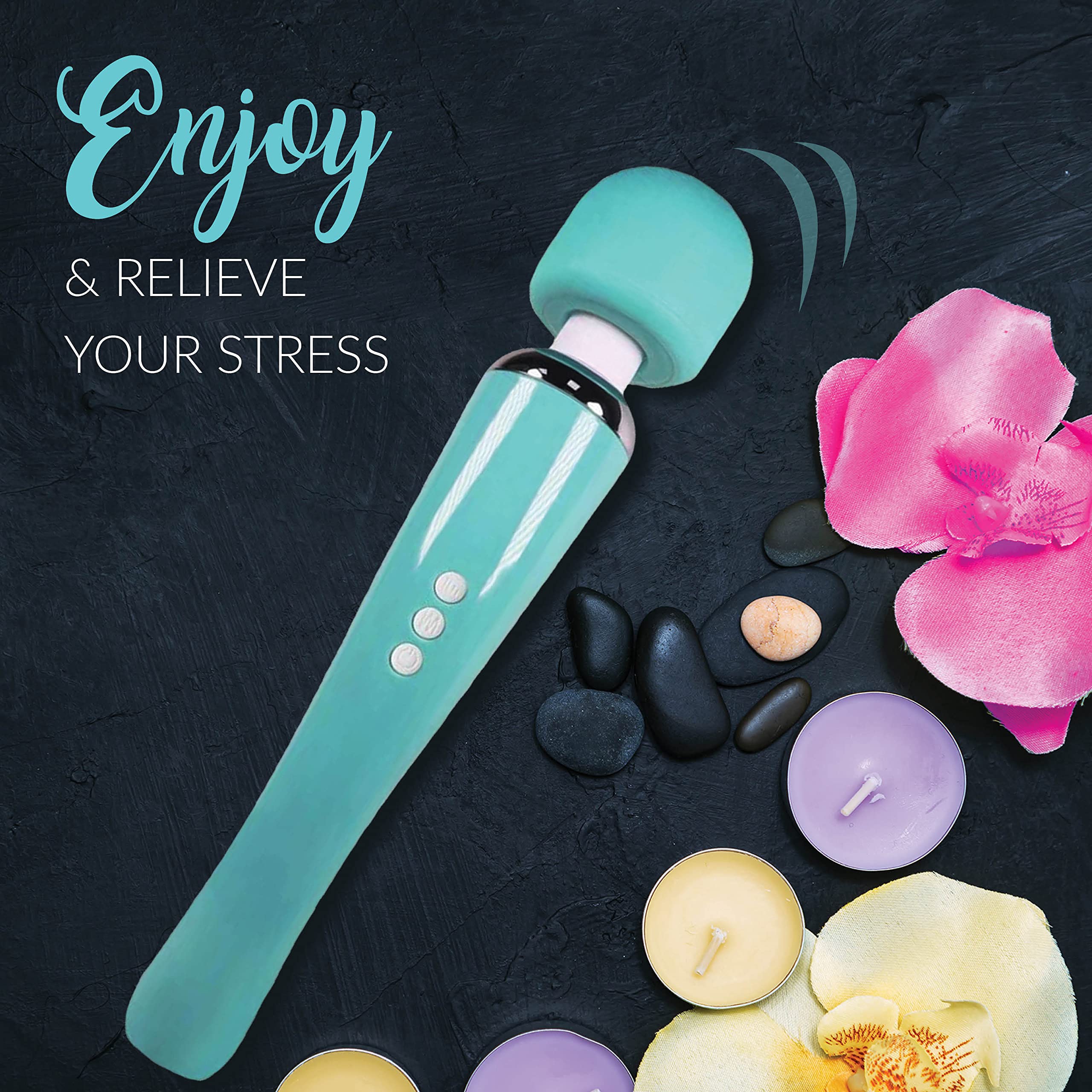 Metooka massager with 20-pattern interface for customizable sessions.