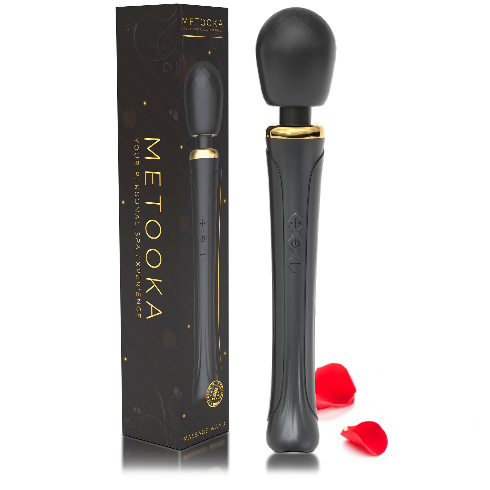 Metooka cordless massager handle for easy grip during sessions