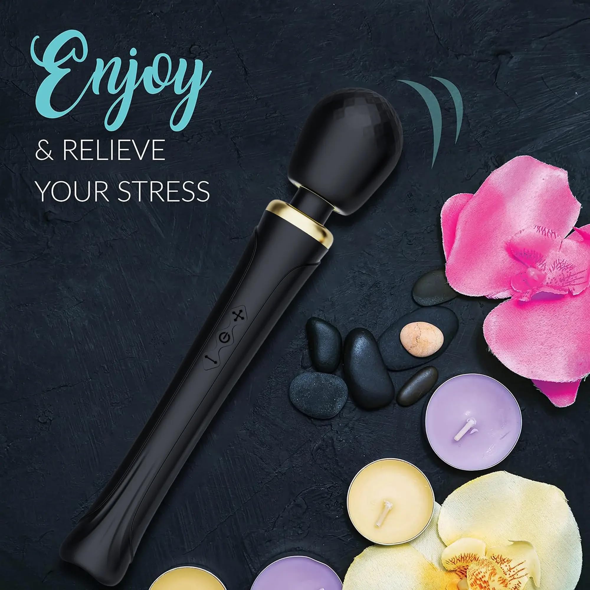 Metooka waterproof massager design for easy cleaning after use
