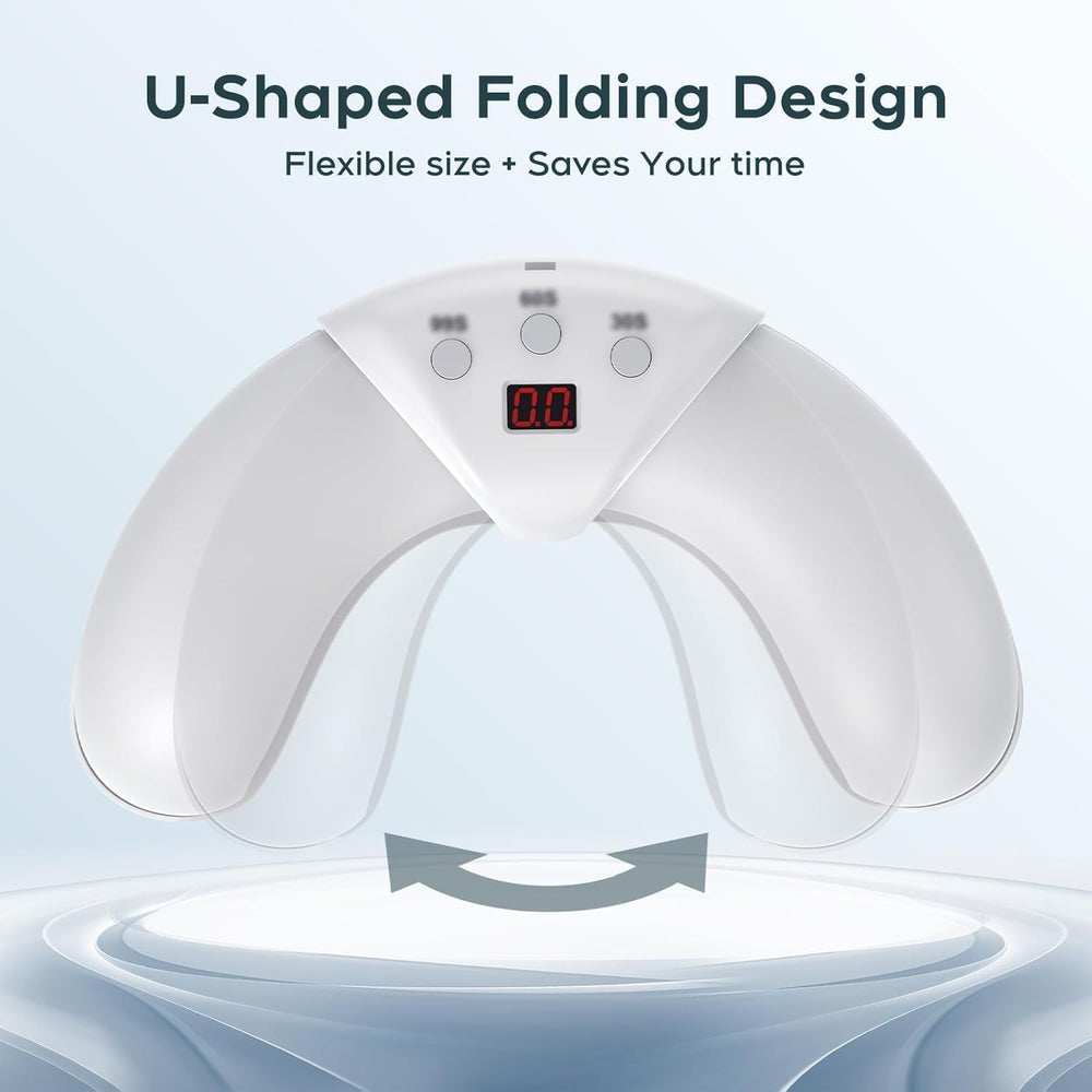 Meukgag Nail-Cleaning Light Device with fingers in slot for efficient care