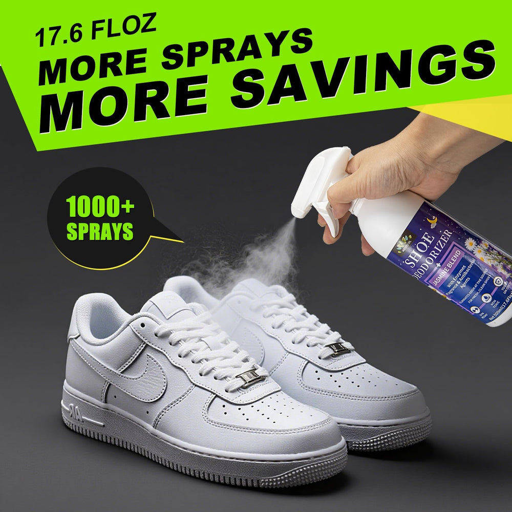 Meuvcol Enzyme-powered Odor Eliminator targeting stubborn shoe odors at the source.