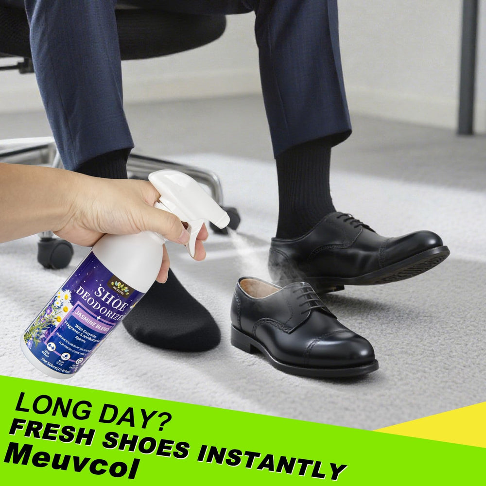 Meuvcol Jasmine-scent Freshener adds light floral aroma to all footwear.