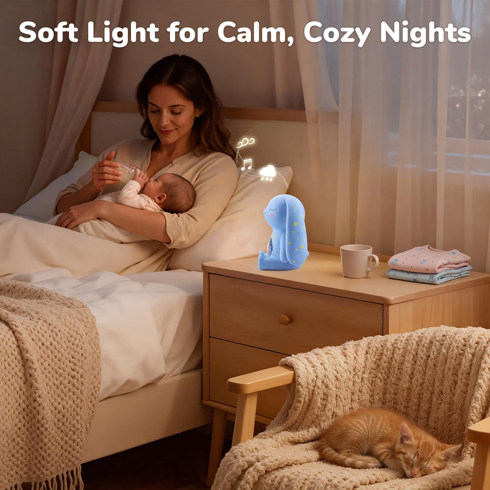 Mewaii nursery night light with 360-degree color-changing LEDs.
