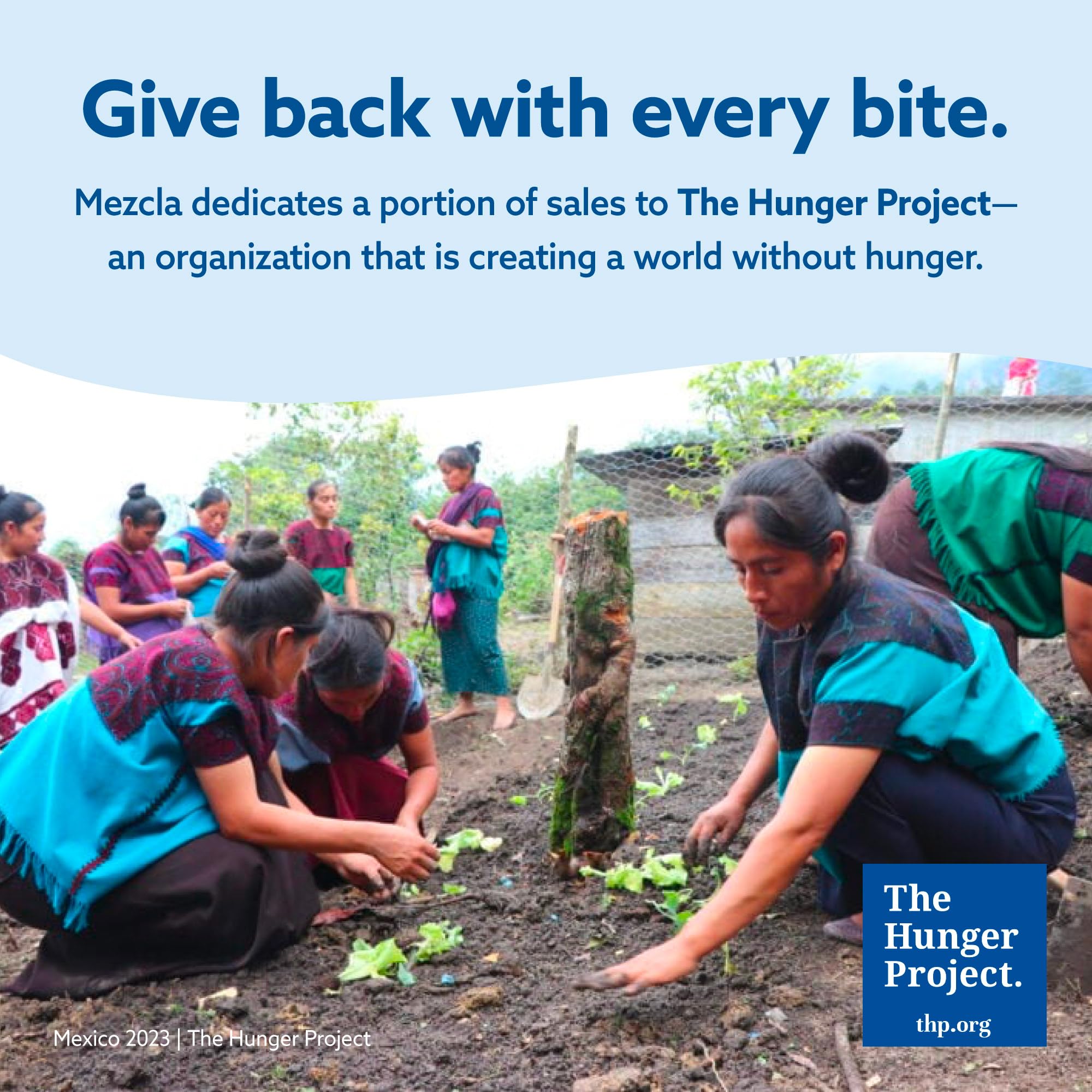 Mezcla Puff Crispy Bar hunger project donation shows social impact