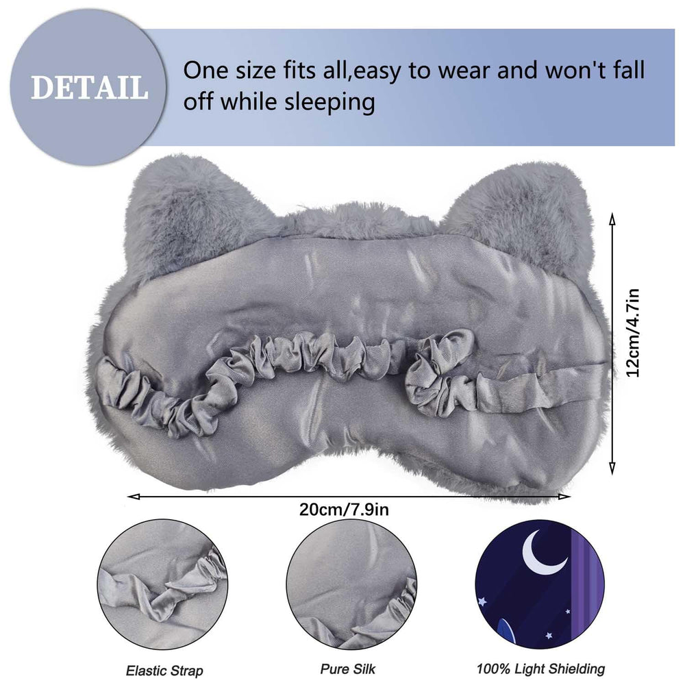 Mezeic lightweight breathable eye mask blocks light for focused rest