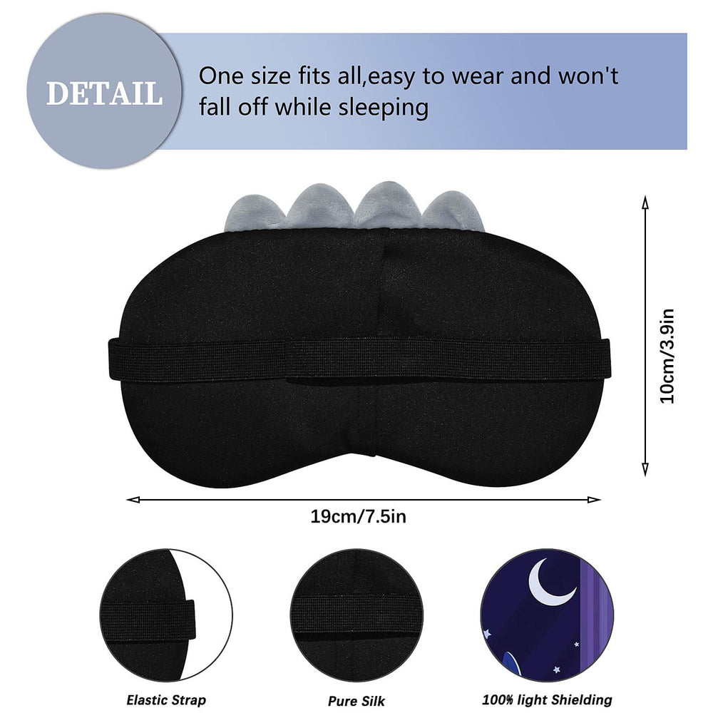 Mezeic lightweight darkening mask supports travel and cosplay use