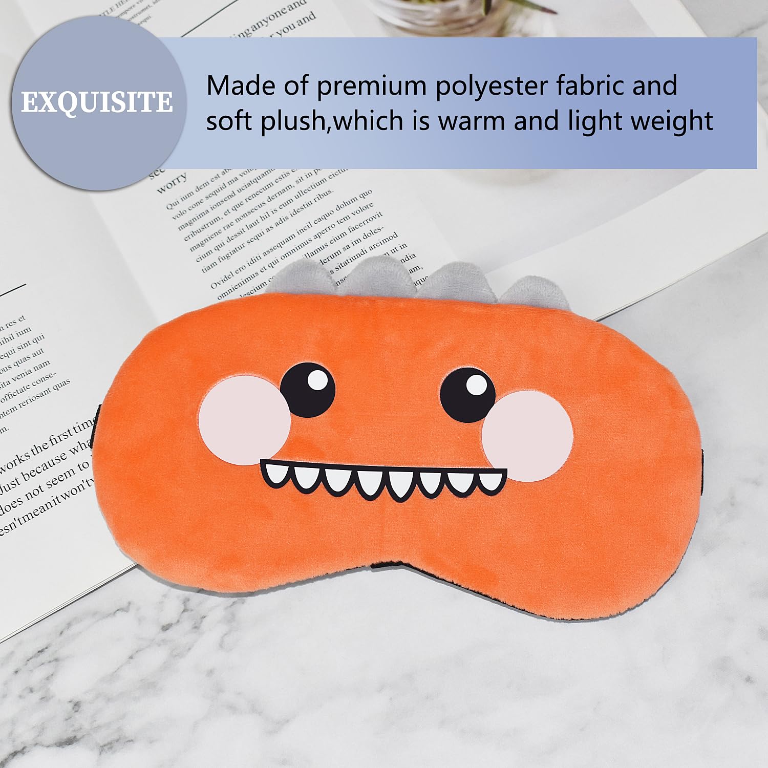 Mezeic travel-friendly dinosaur mask enhances on-the-go comfort