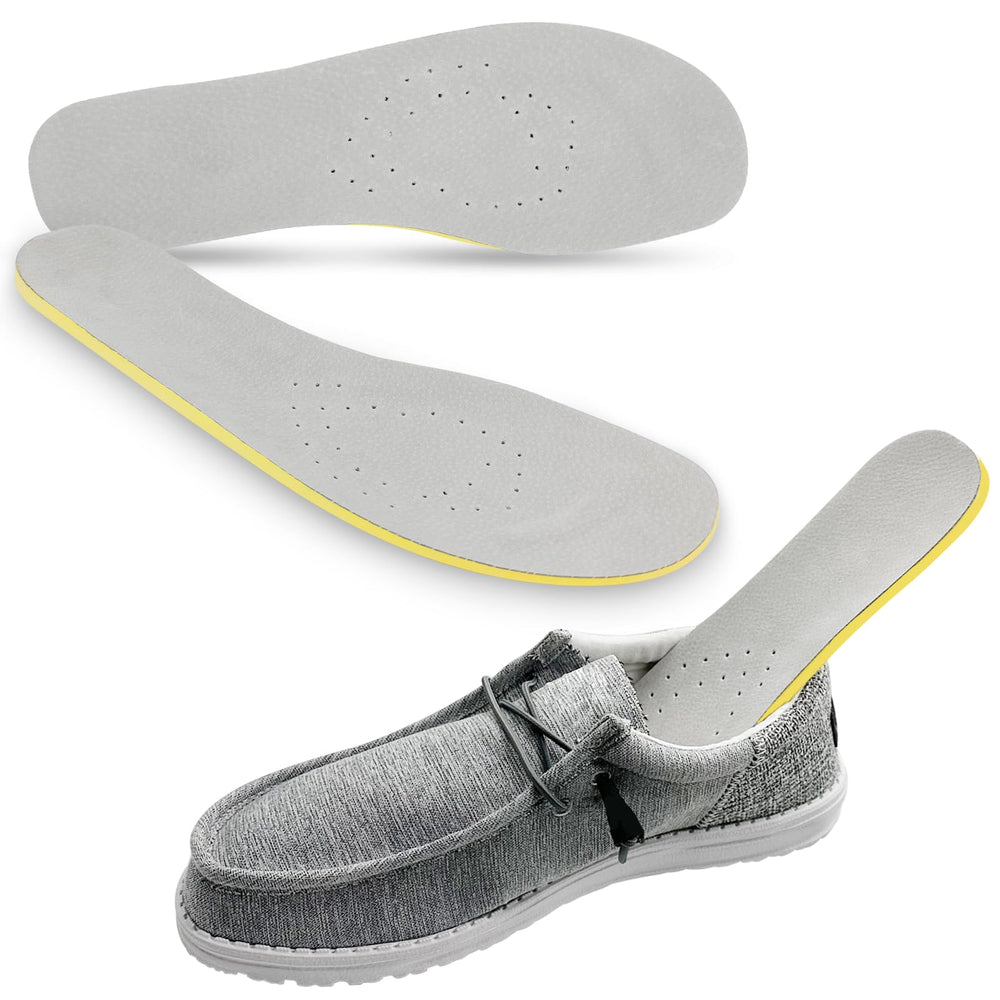 MFBUYING insole for Hey Dude Wally with arch support for all-day comfort.