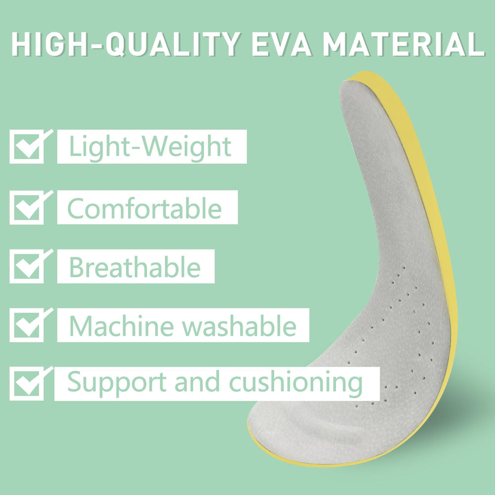 MFBUYING machine-washable-insoles simplify cleaning and reuse.