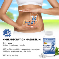 MgSport nightly capsule 380mg shown for a simple bedtime routine.