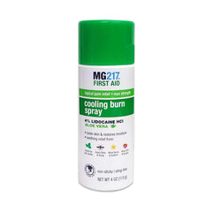 MG217 cooling burn spray bottle relieves sunburn pain and cools skin.