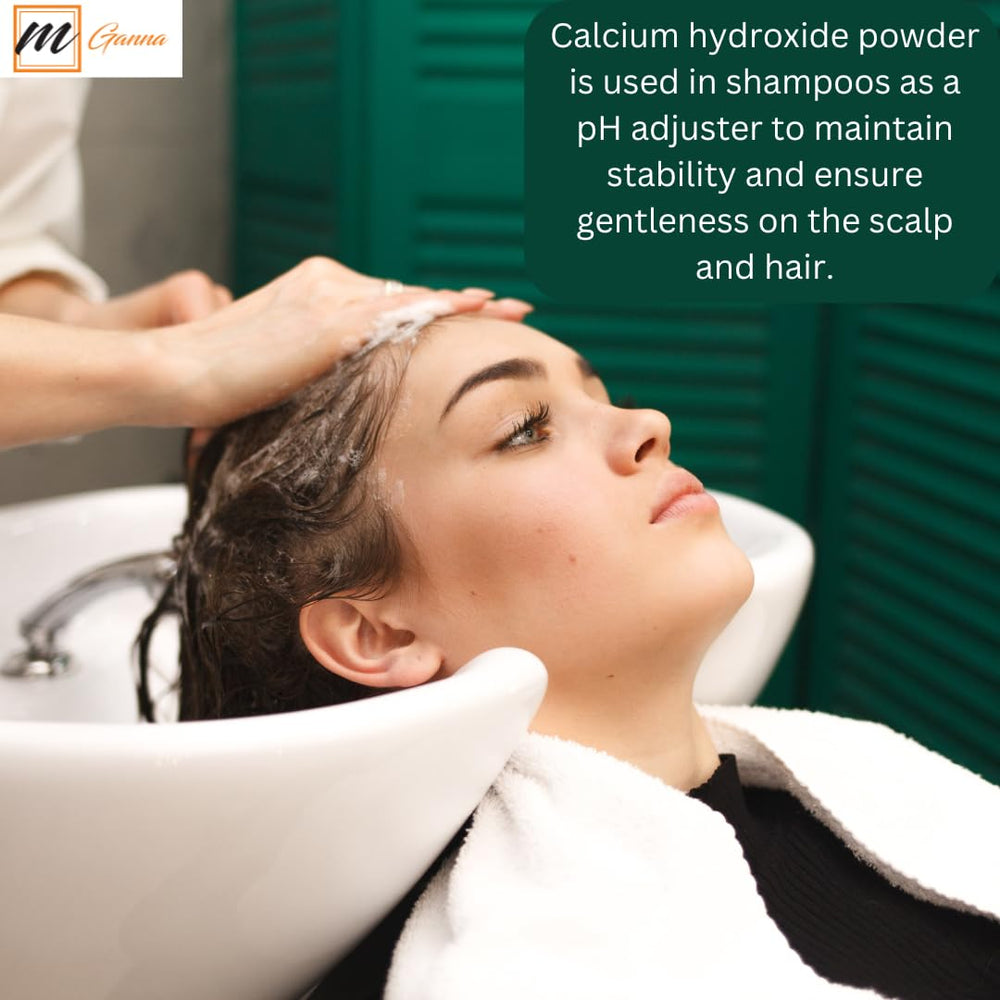mganna calcium hydroxide powder added to creams