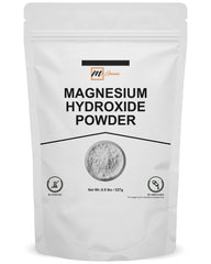 mGanna Magnesium Hydroxide Powder bottle on a kitchen counter for easy daily use