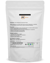 mGanna Magnesium Hydroxide Powder scoop measuring a portion