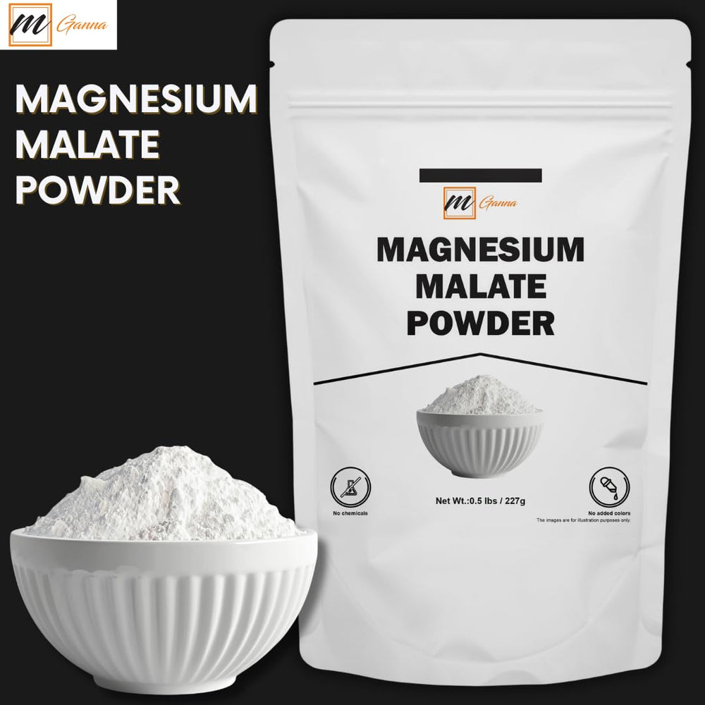 Mganna magnesium malate powder easily mixes into custom blends.
