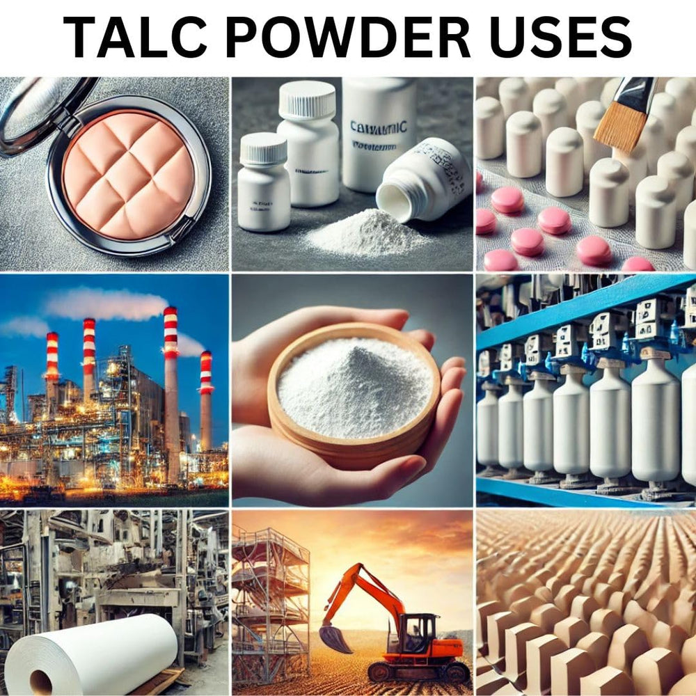 mGanna talc powder silky texture for even makeup application