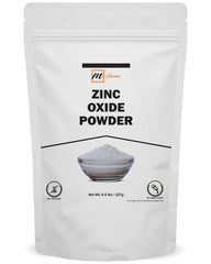 mganna zinc oxide powder packaging front view, highlighting pure pharmaceutical-grade product