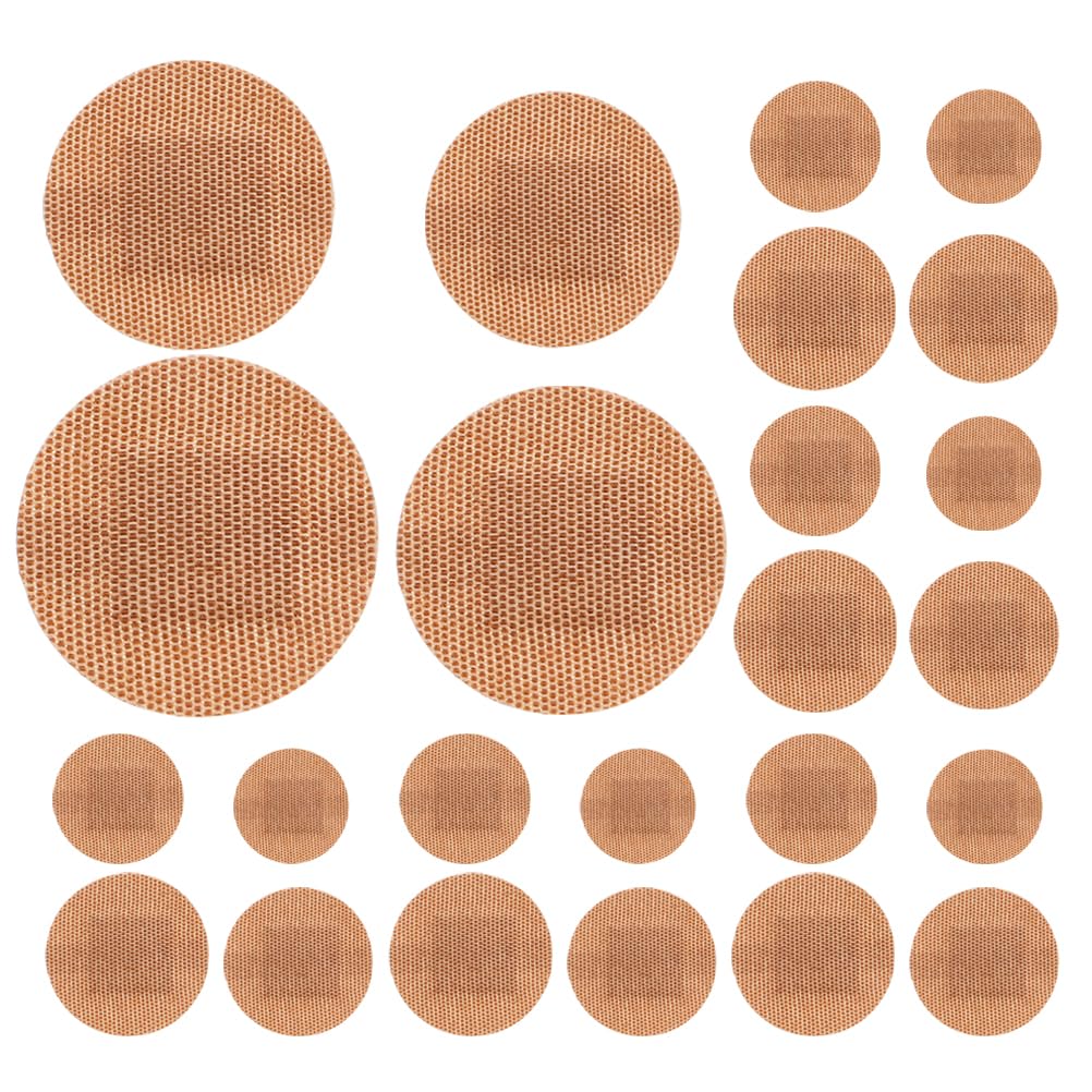 MHFOOU round bandages in four sizes for convenient facial wound coverage