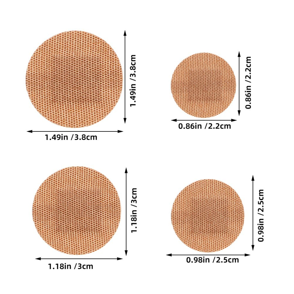 MHFOOU round bandages with nonstick pad for gentle removal