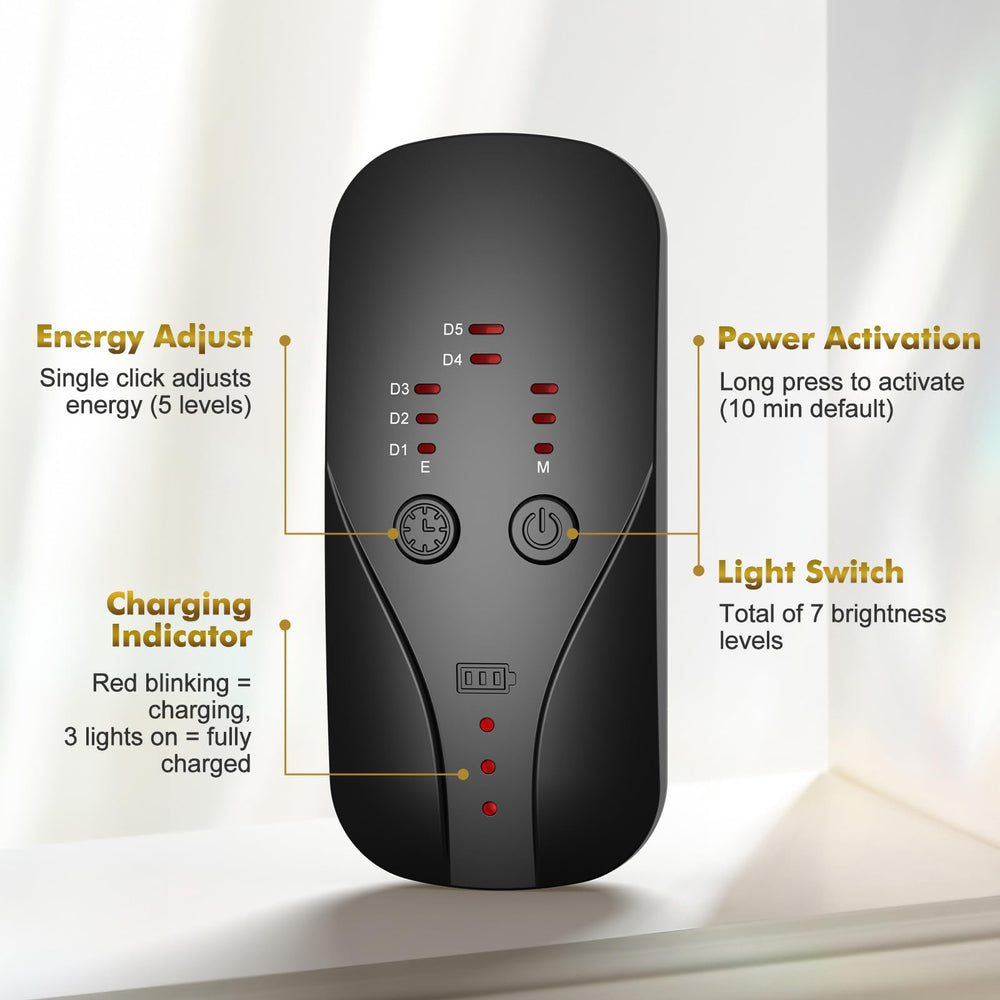 mhpoycd seven-color LED therapy offers versatile skincare options.