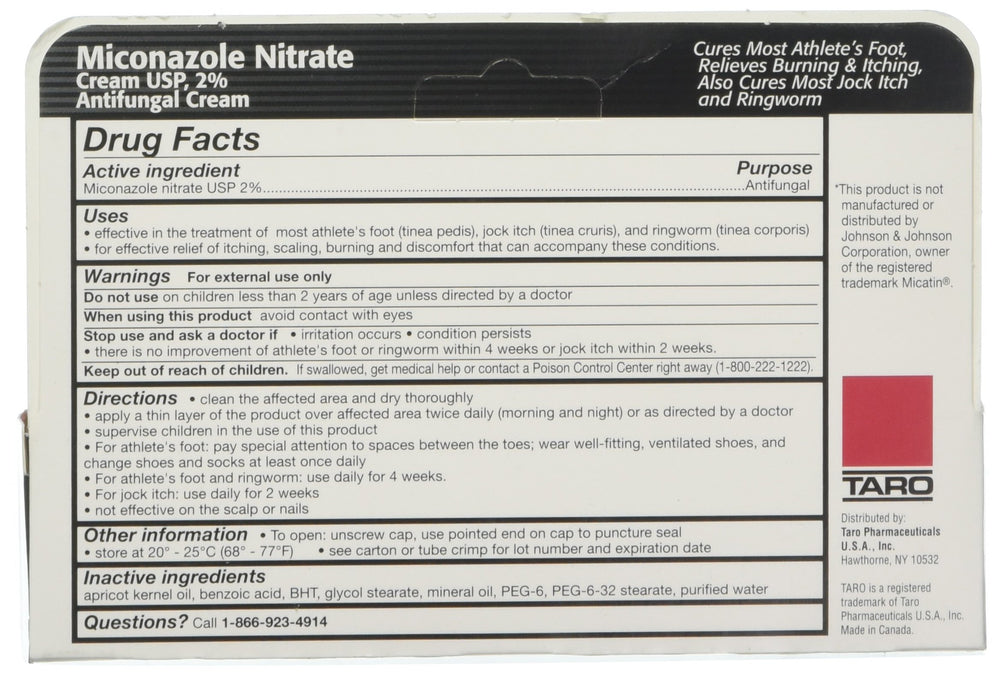 Close-up of Miconazole Nitrate cream application for soothing fungal symptoms.