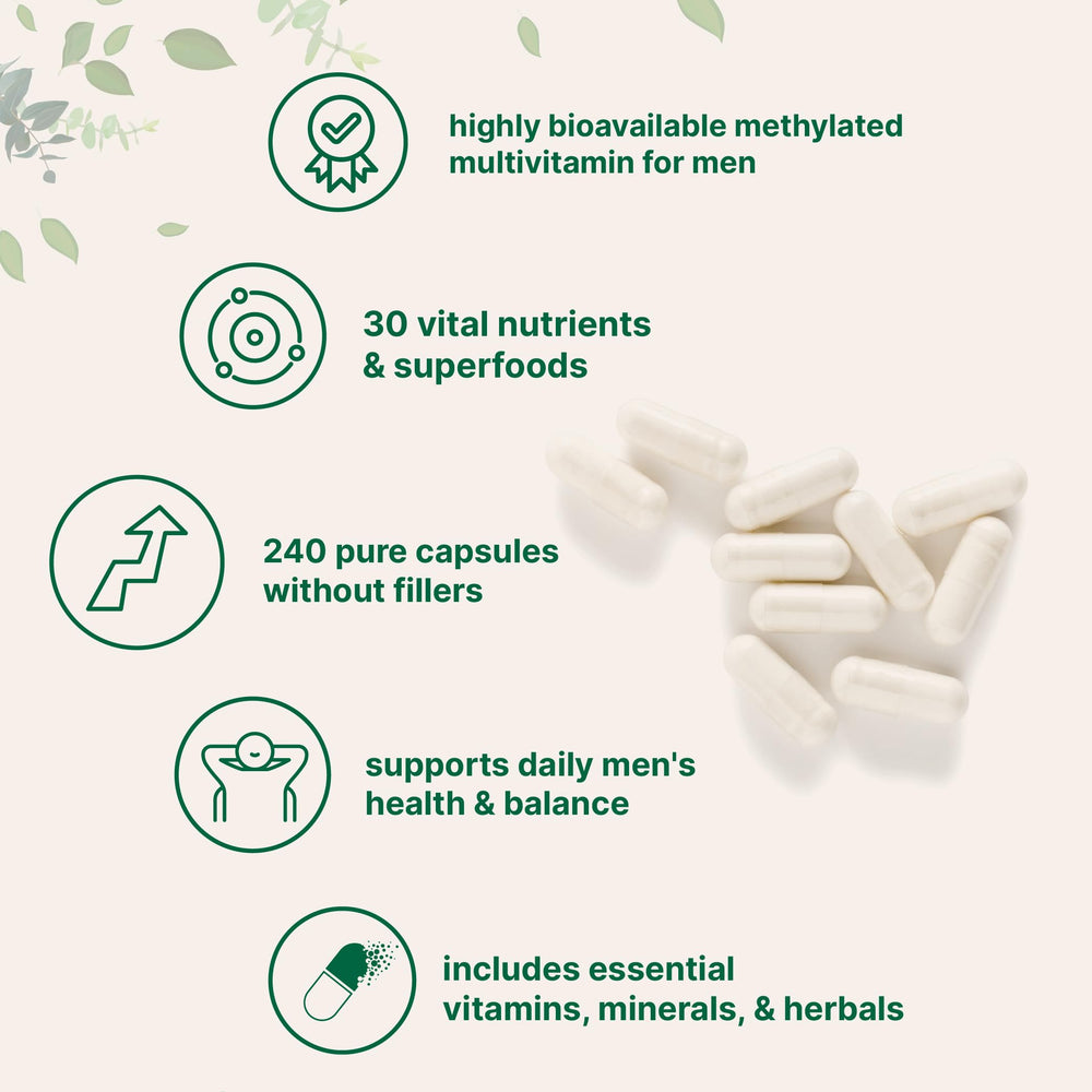 Bottle label highlights 30 nutrients for daily wellness from Micro Ingredients.