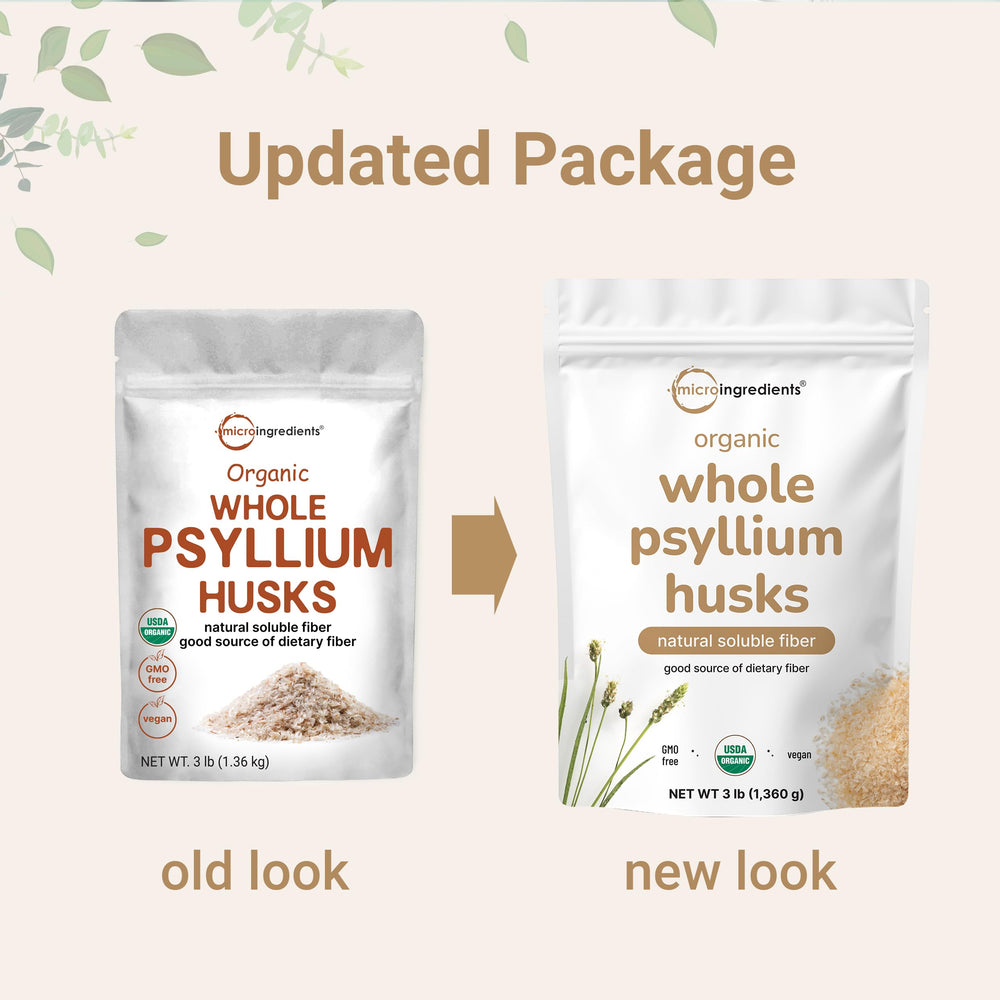 Micro Ingredients 7g fiber per serving visual illustrating soluble and insoluble fiber.
