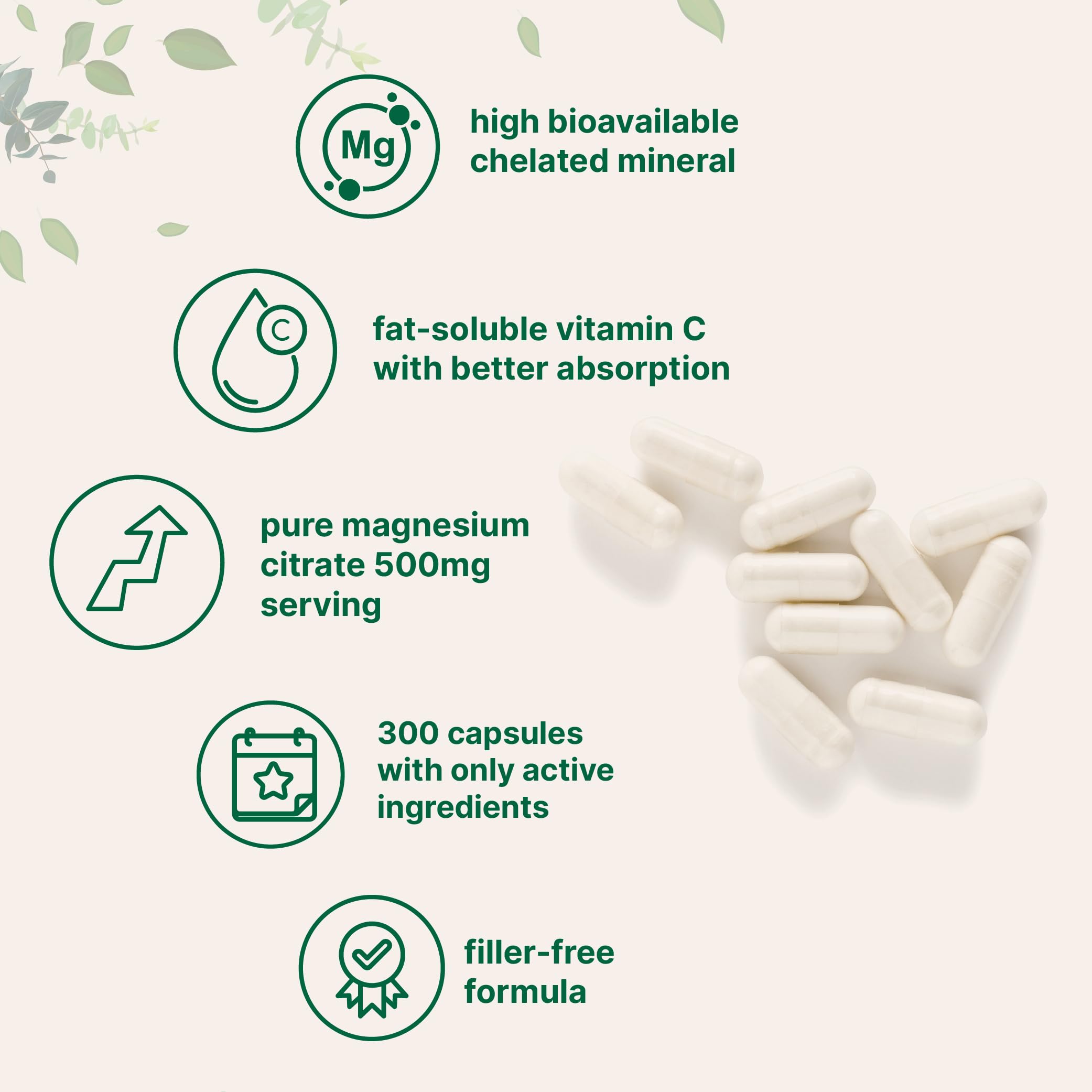 Micro Ingredients ascorbyl palmitate vitamin C close-up for antioxidant support.