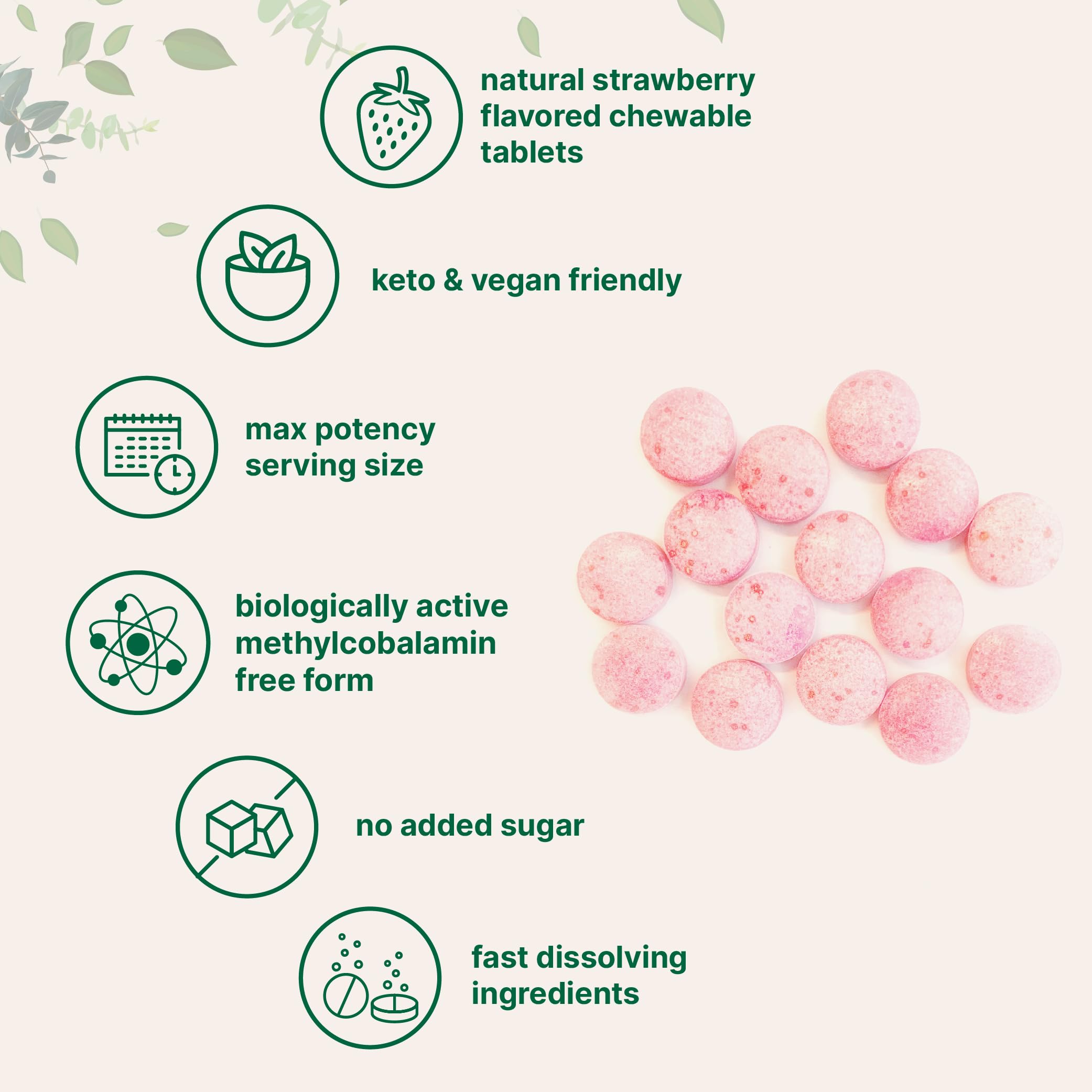 Micro Ingredients B12 vegan non-GMO gluten-free label highlighting clean ingredients