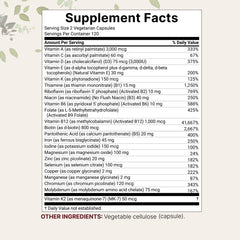 Micro Ingredients bariatric multivitamin capsules close-up showing vegetarian formula.