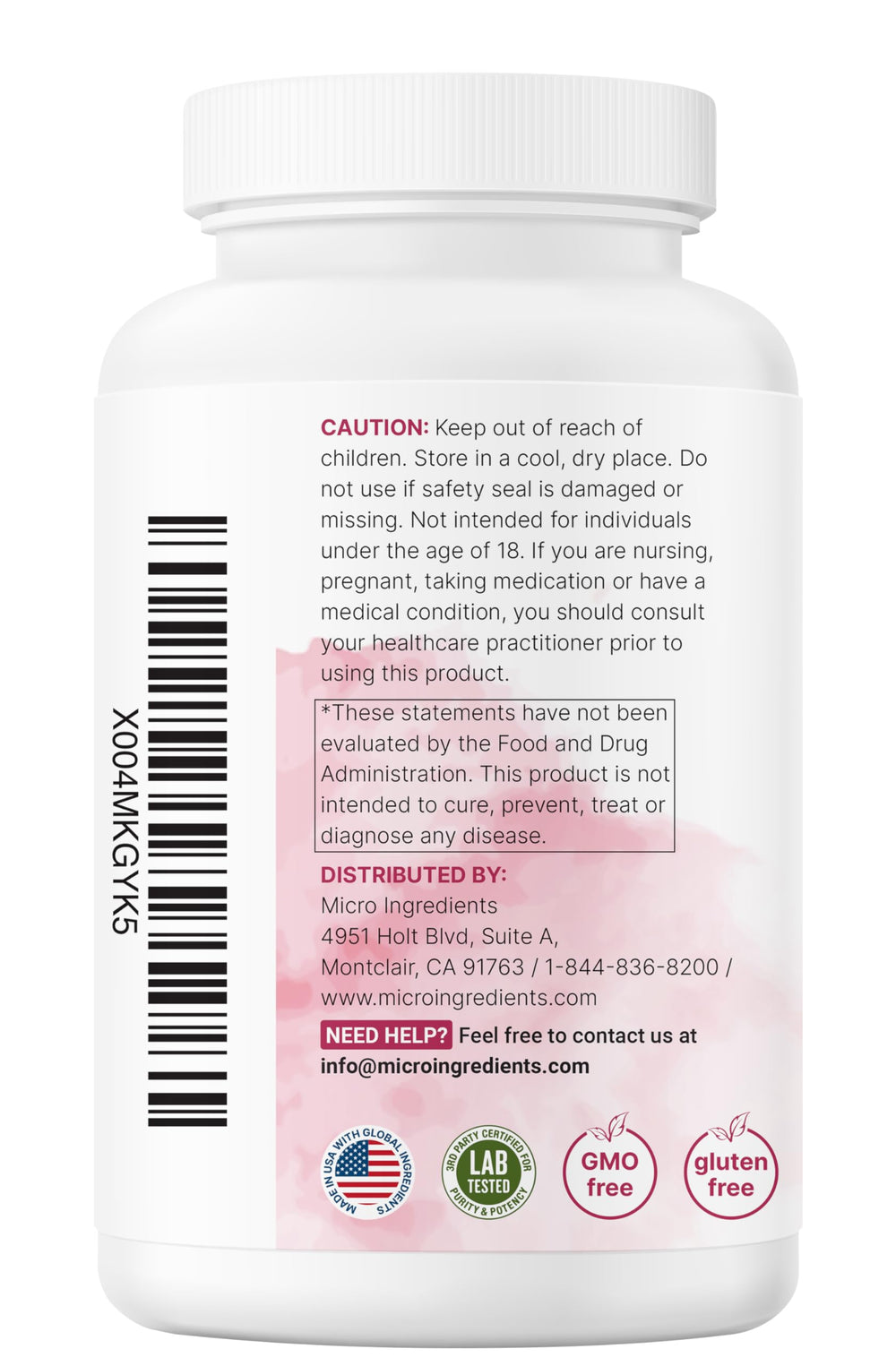 Micro Ingredients bottle with cranberry powder scene suggesting real use routine