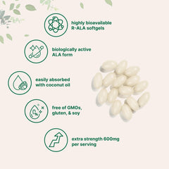 Micro Ingredients bottle label highlights non-GMO and gluten-free features.