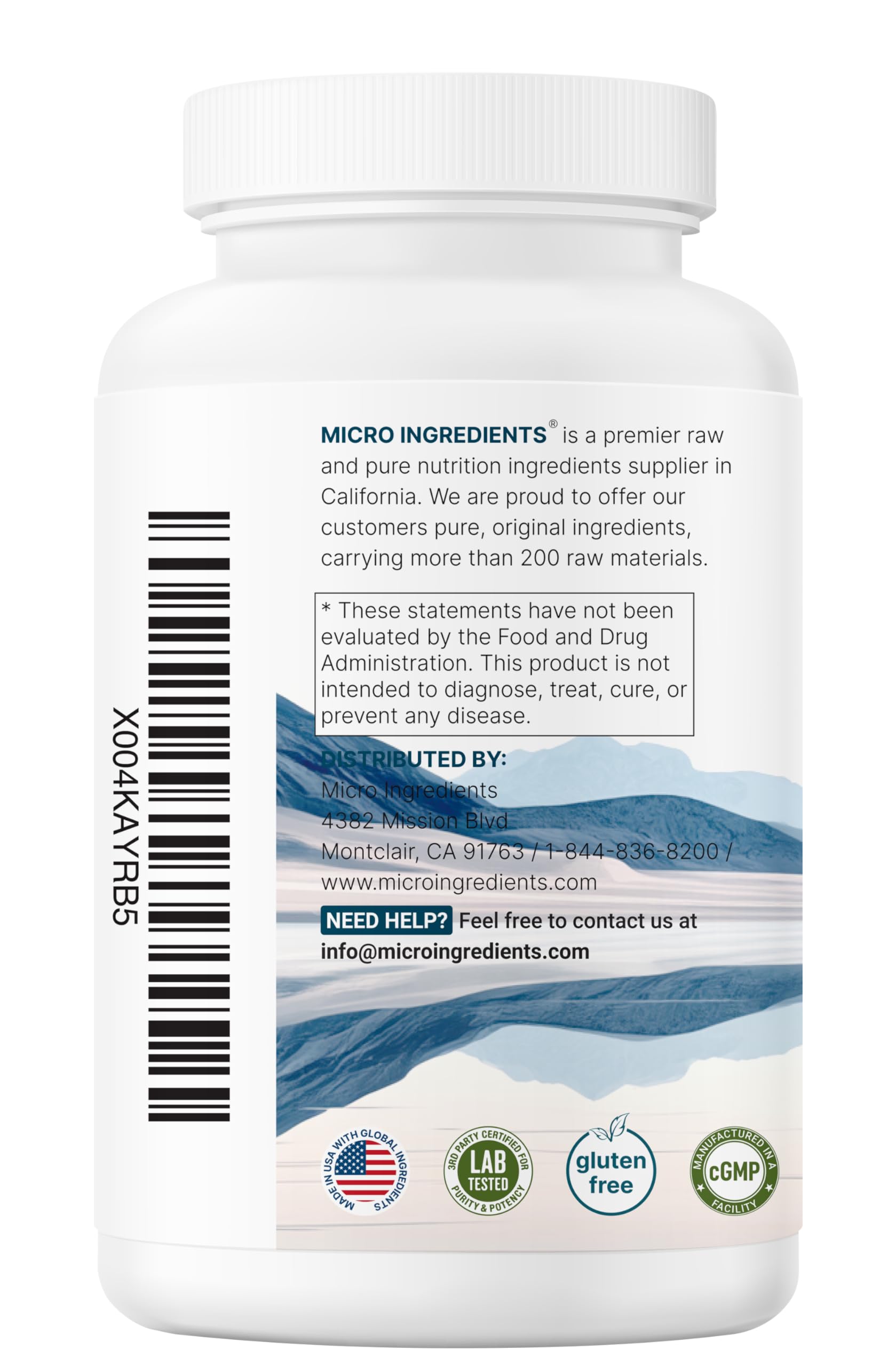 Micro Ingredients bottle on shelf, easy everyday magnesium supplement.
