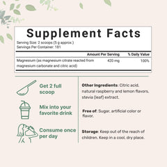 Micro Ingredients Calm Magnesium Powder dissolving in a glass, smooth and sugar-free.