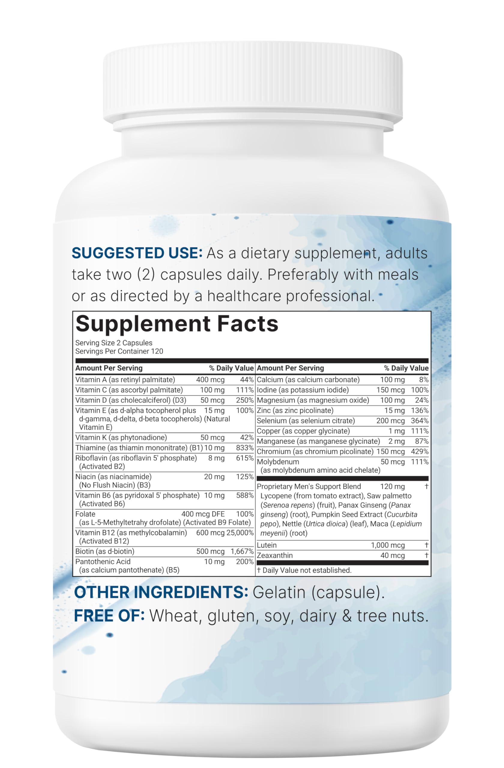 Minerals like magnesium and zinc arranged with capsules from Micro Ingredients.