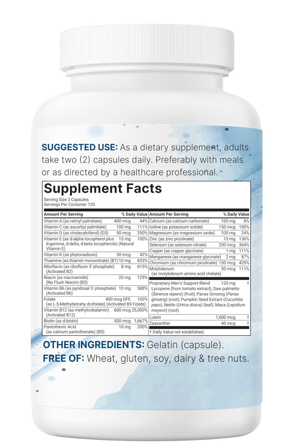 Minerals like magnesium and zinc arranged with capsules from Micro Ingredients.