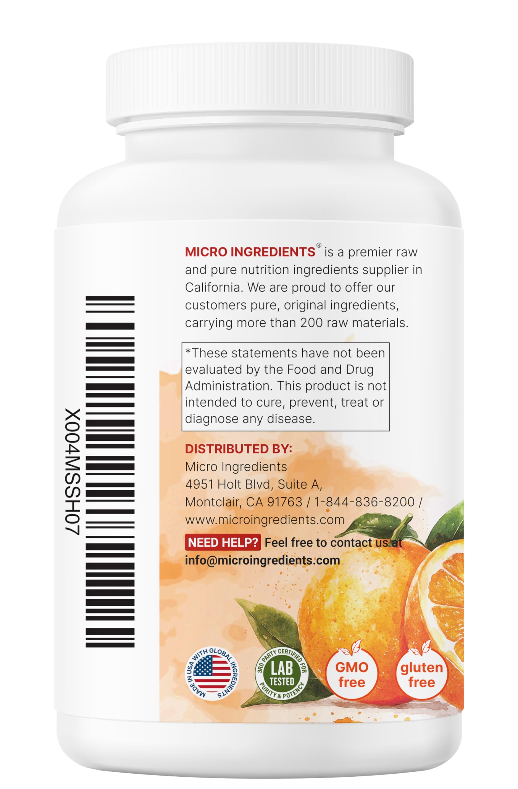 Micro Ingredients daily-use vitamin C card hints at easy incorporation into routines.