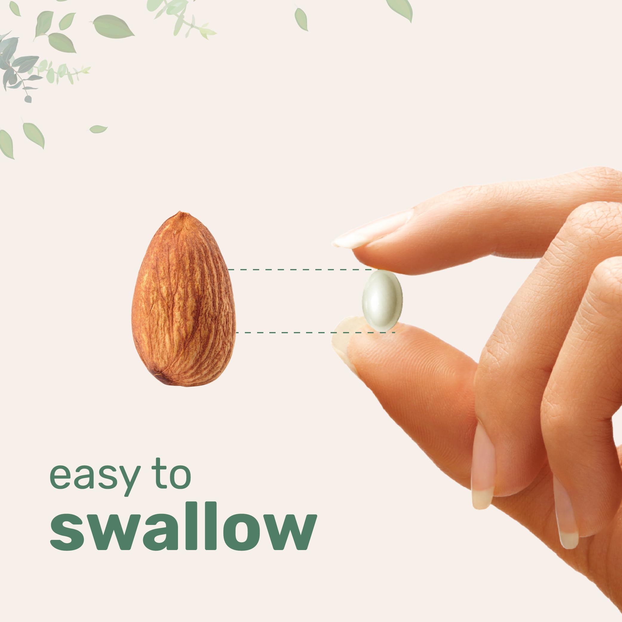 Serving spoon with softgels shown for a quick daily routine