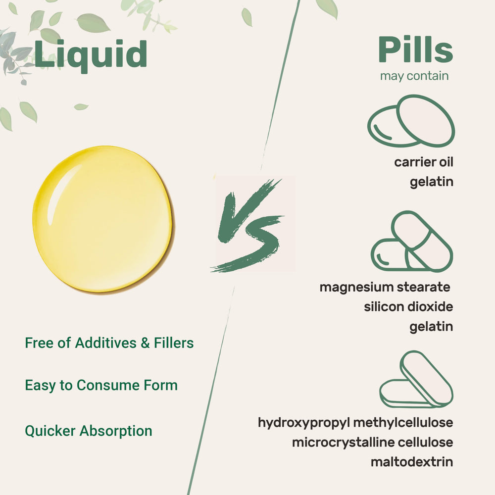 Product shot with measuring spoon and bottle for easy dosing.
