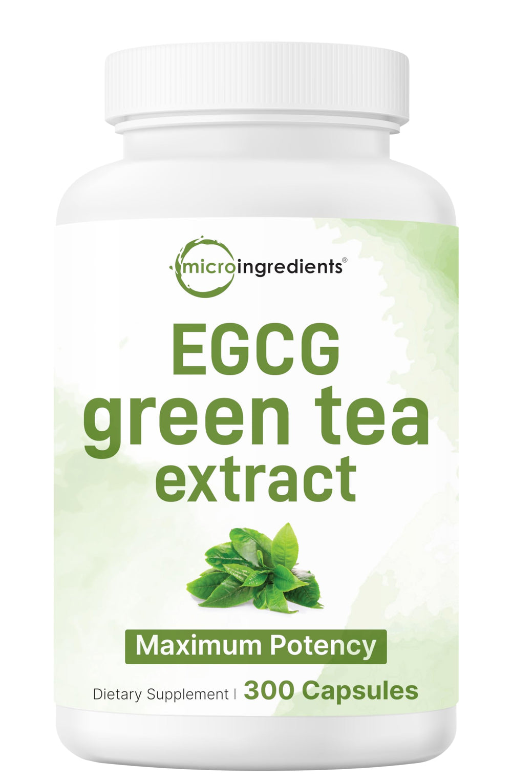 Micro Ingredients extra-strength green tea extract capsules bottle highlighting antioxidant support potential for daily wellness.