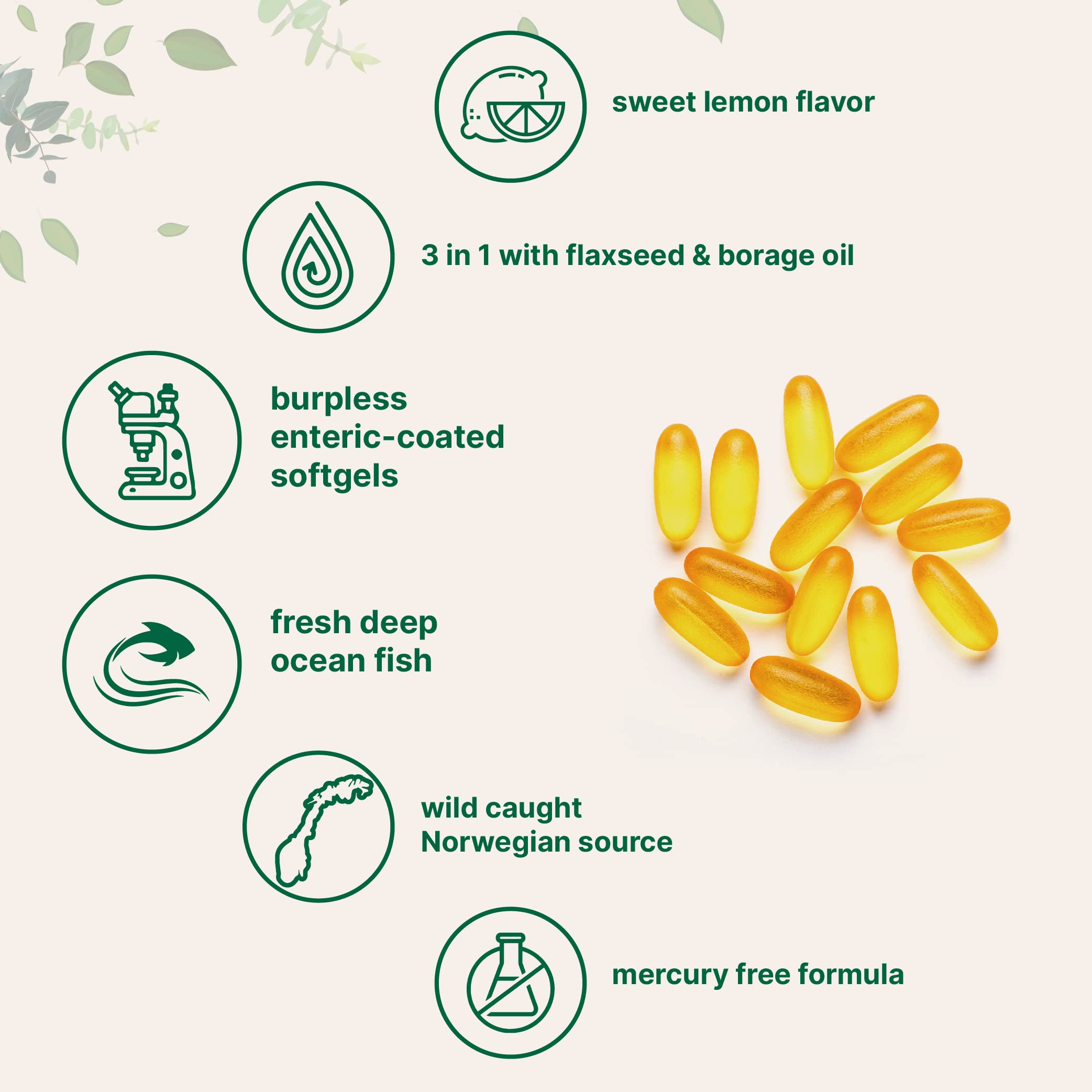 Flaxseed oil in Micro Ingredients formula adding plant-based omega-3-6-9