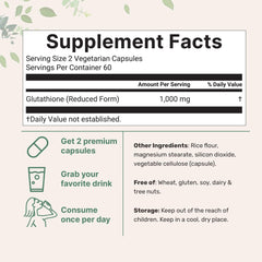 Micro Ingredients Glutathione capsules pour – easy daily dose for cellular health.