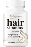 Micro Ingredients Hair Growth Vitamins for Women & Men – 120 Capsules | 14-in-1 Formula with Biotin, Collagen & Saw Palmetto