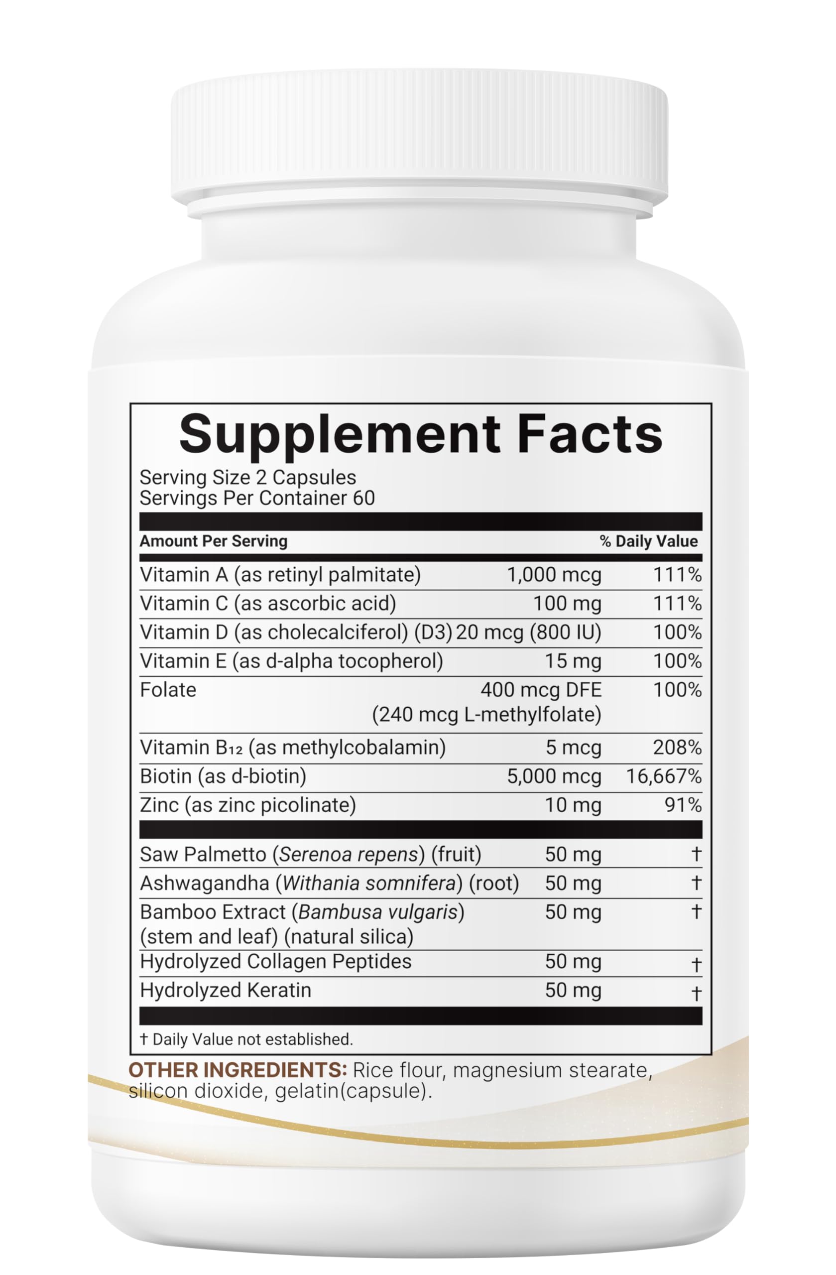 Micro Ingredients hair growth vitamins capsules on neutral backdrop convey trust.