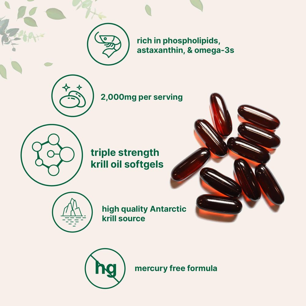 Micro Ingredients Krill Oil with astaxanthin delivers natural antioxidant support in a softgel